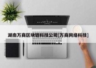 湖南万商区块链科技公司[万商网络科技]